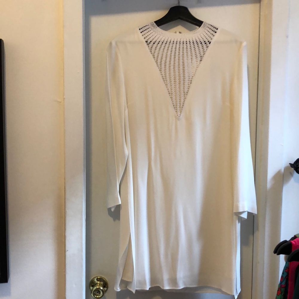 ALC white long sleeved dress